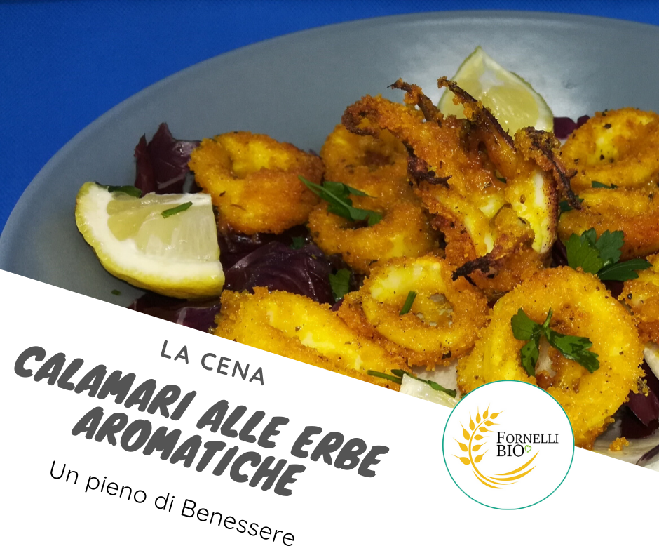 Calamari non fritti alle erbe